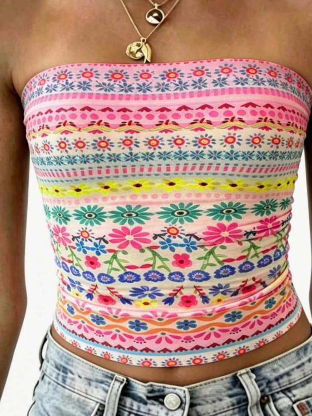 Floral Tube Top